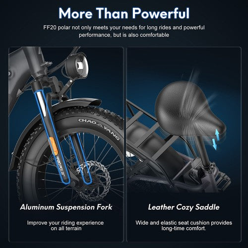 Fafrees FF20 Polar Elektrijalgratas, 500W Mootor, 48V 26.8Ah